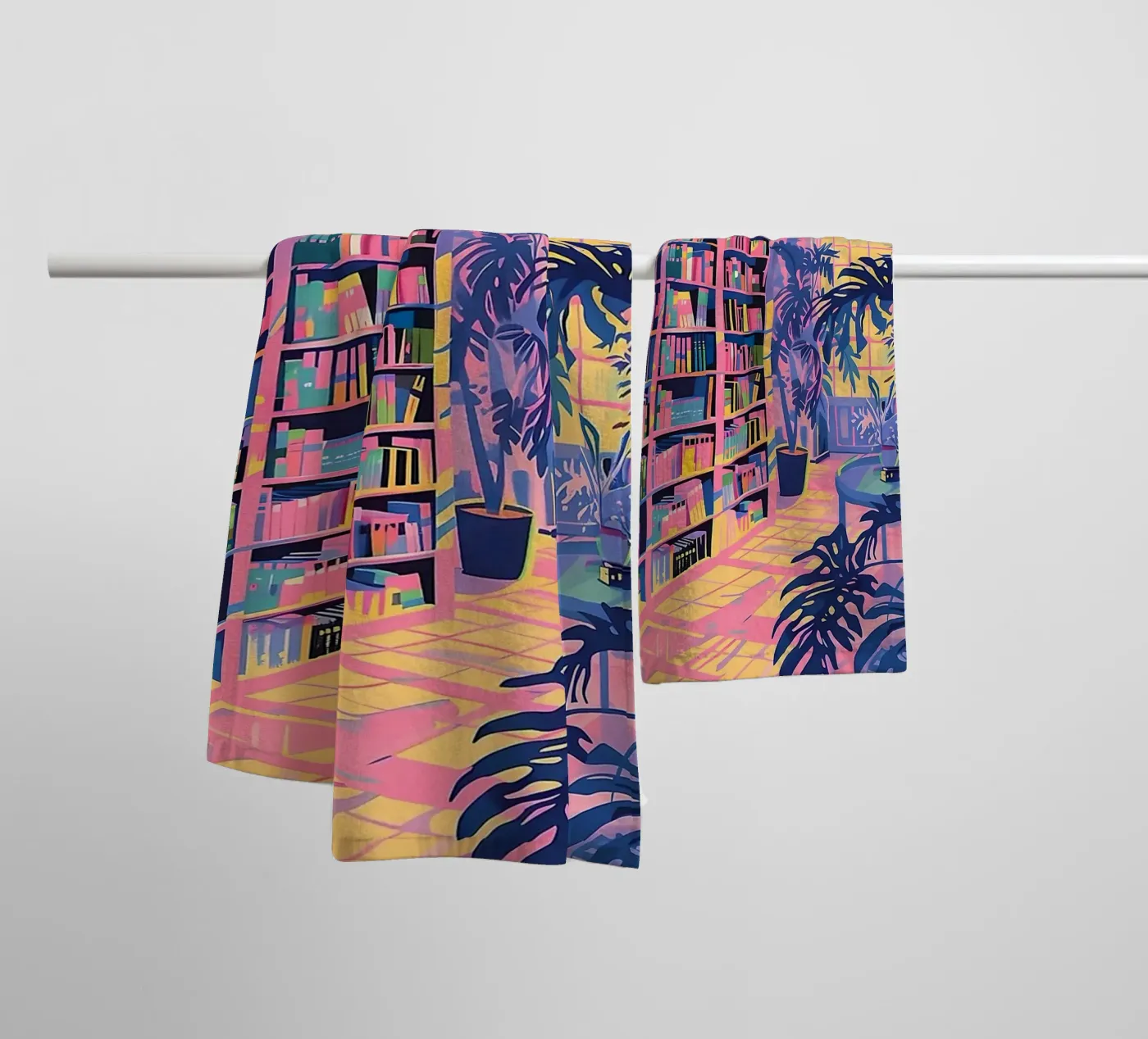 Library towel by Seitz Michelle