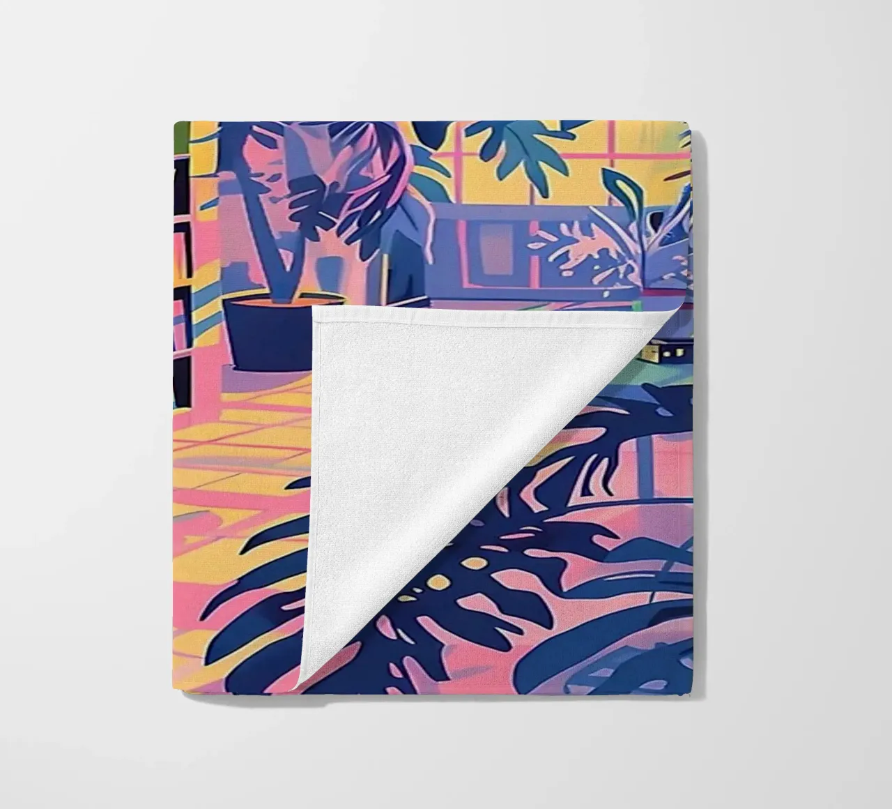 Library beach towel by Seitz Michelle