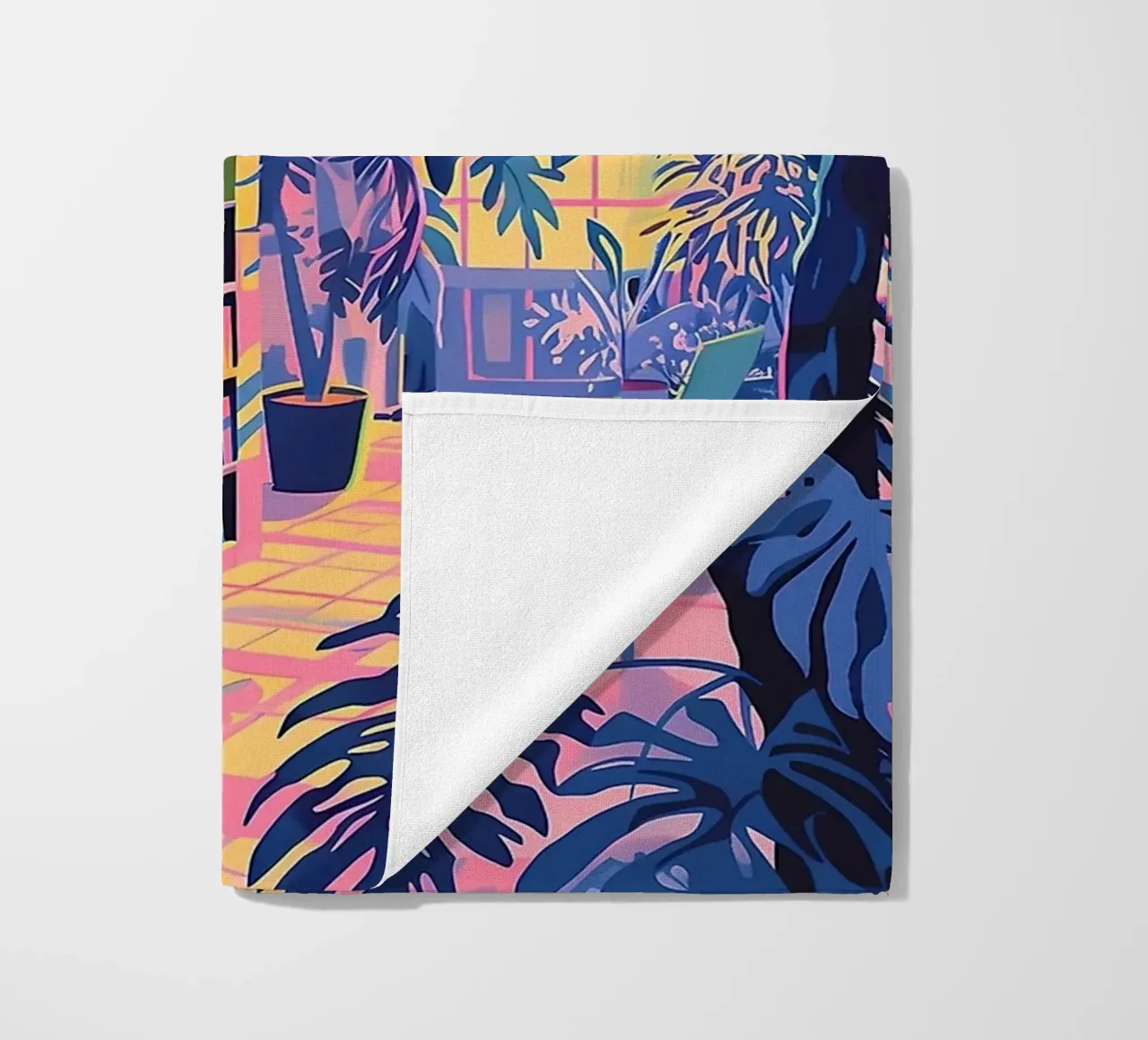 Library beach towel by Seitz Michelle