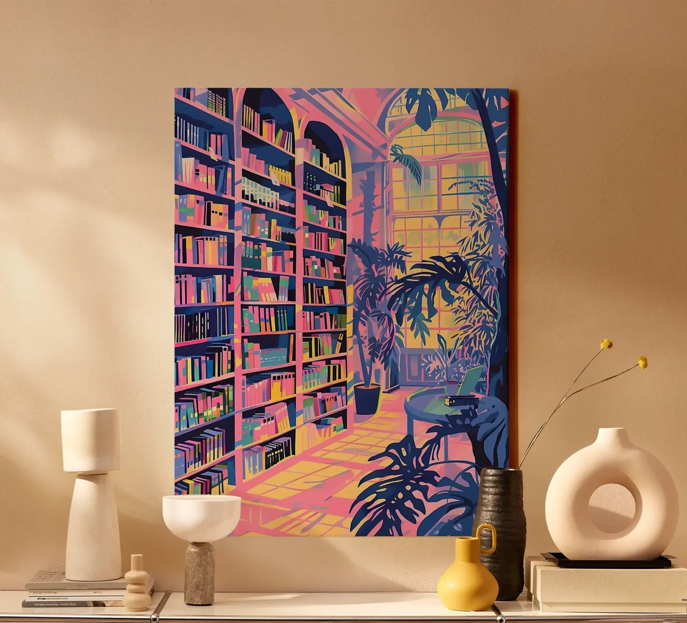 Library canvas by Seitz Michelle