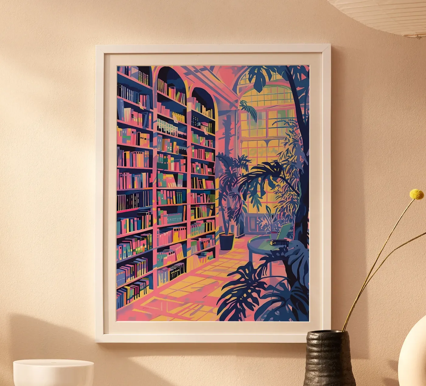 Library poster by Seitz Michelle