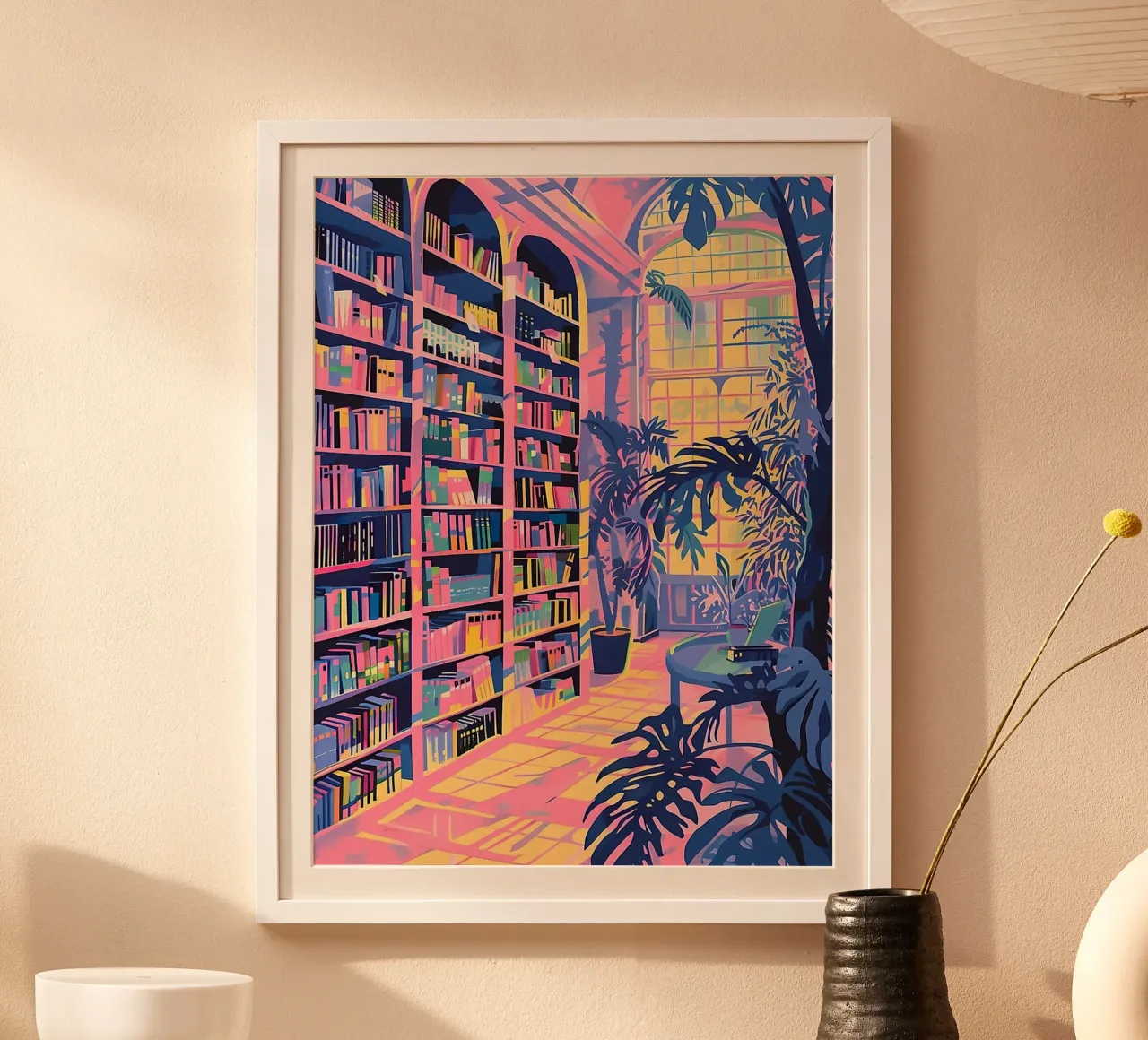 Library Poster von Seitz Michelle