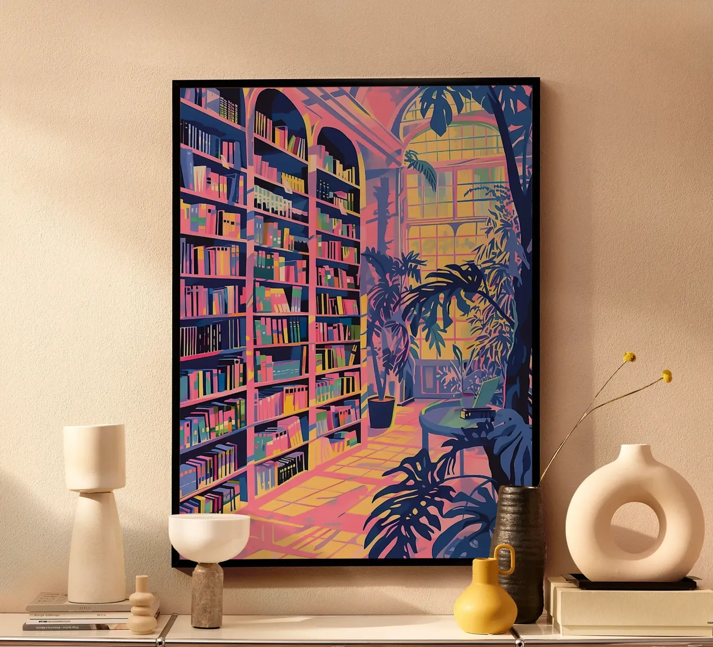 Library poster by Seitz Michelle