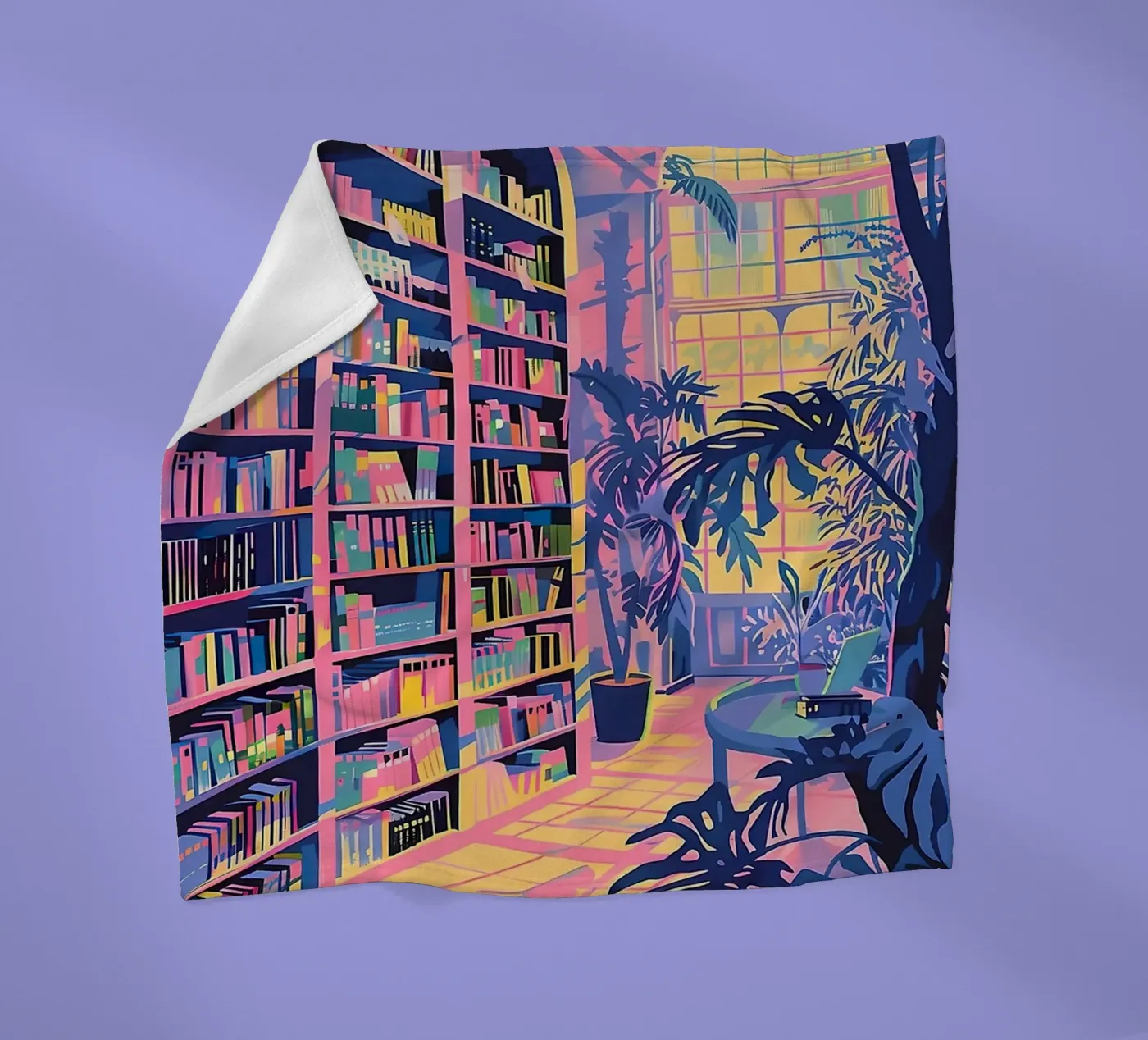 Library Fleecedecke von Seitz Michelle