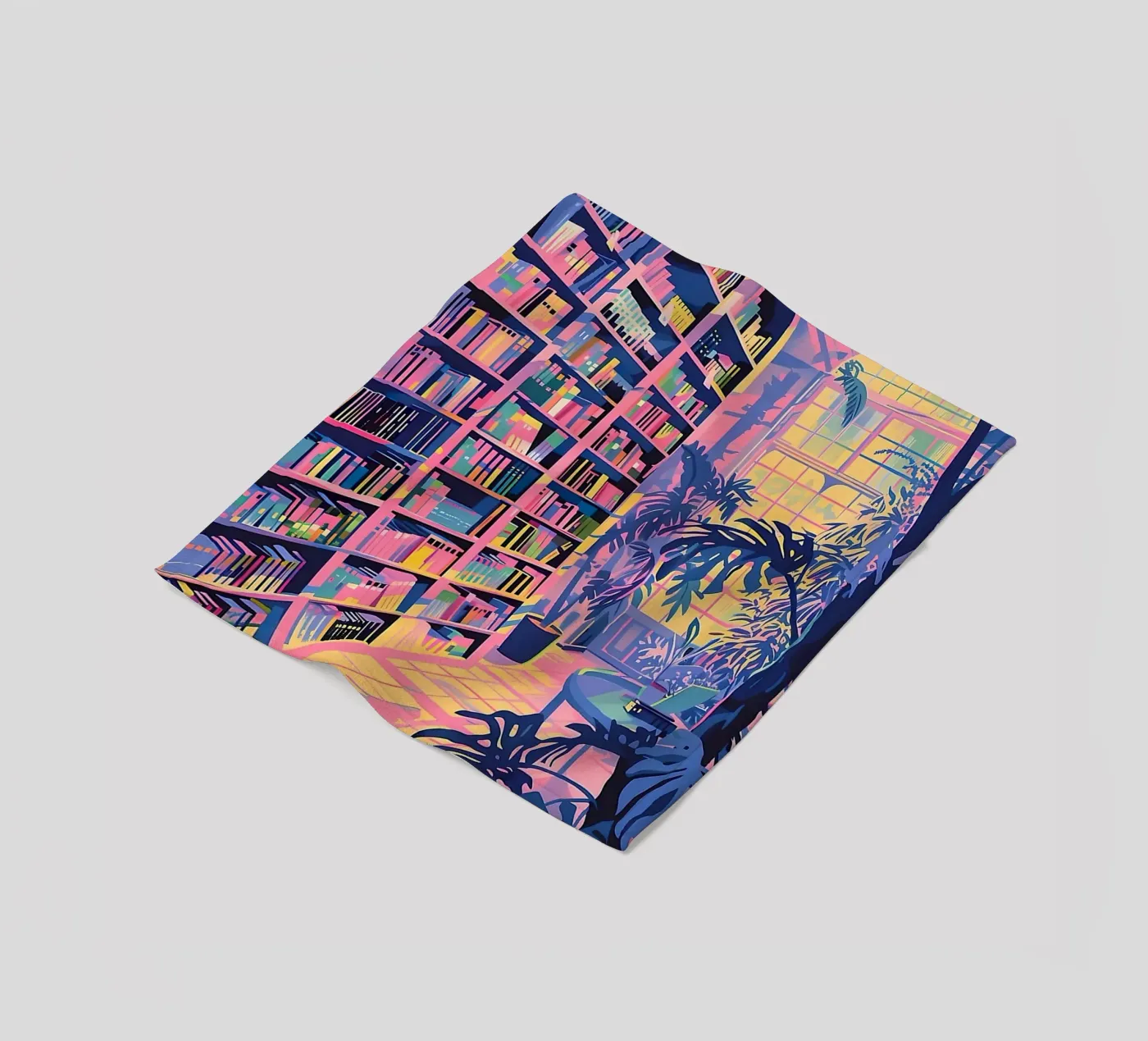 Library plaid polaire de Seitz Michelle