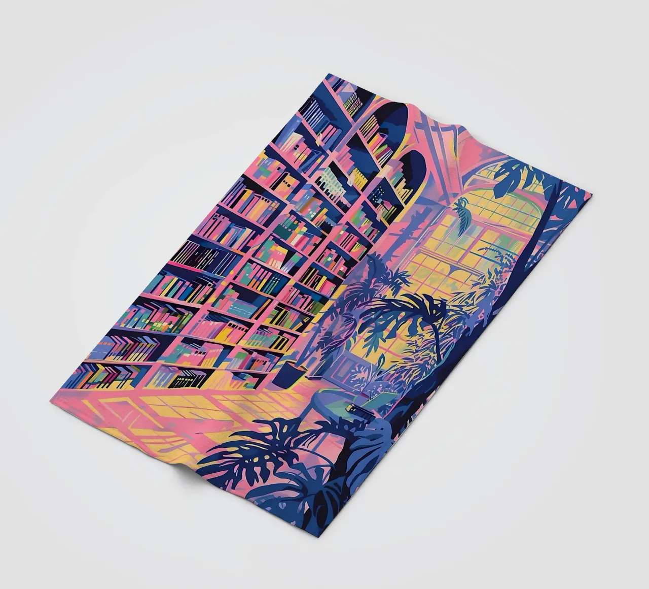 Library Fleecedecke von Seitz Michelle