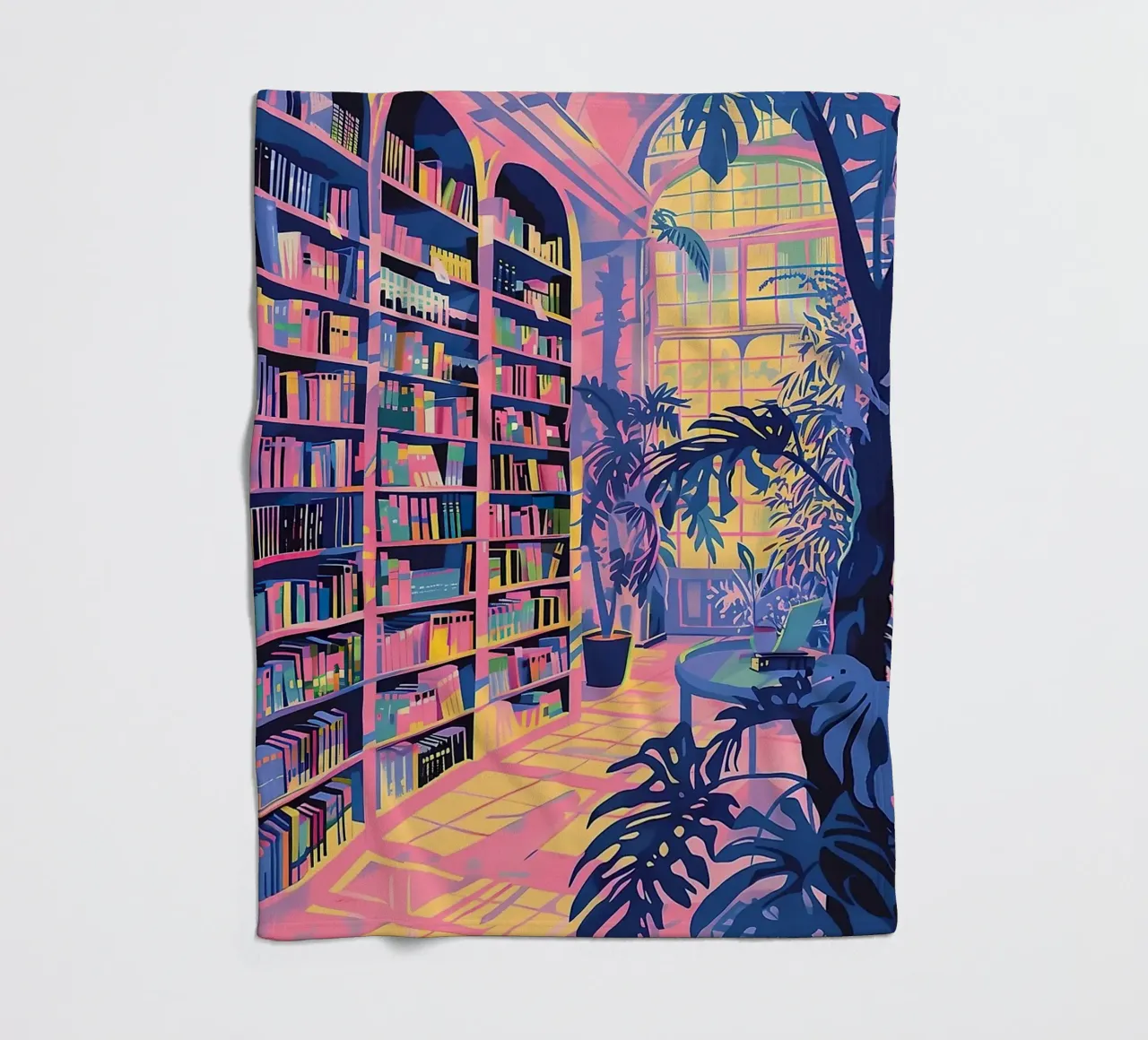 Library Fleecedecke von Seitz Michelle