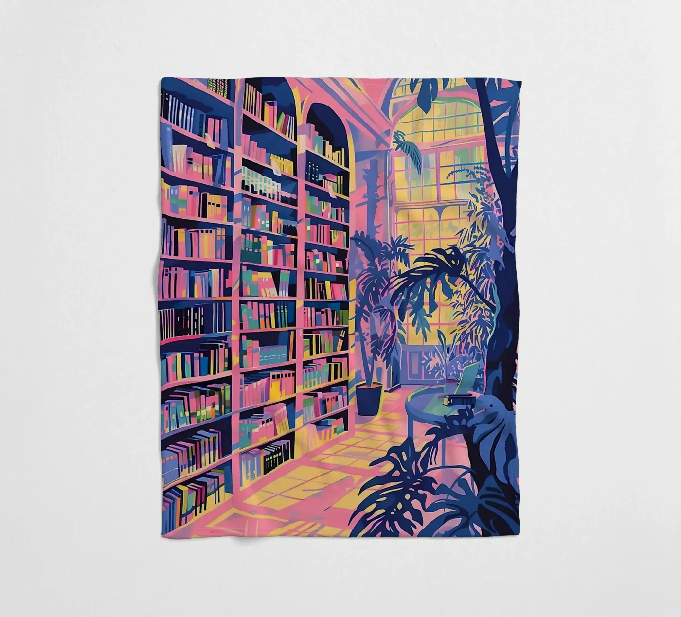 Library plaid polaire de Seitz Michelle