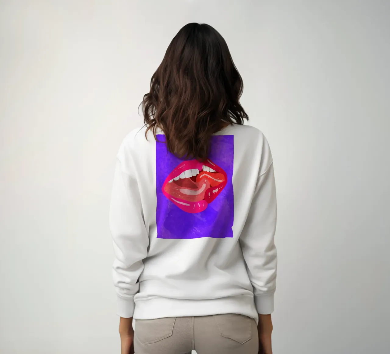 I kissed a gril and I like it felpa da Illustration Raissa Oltmanns