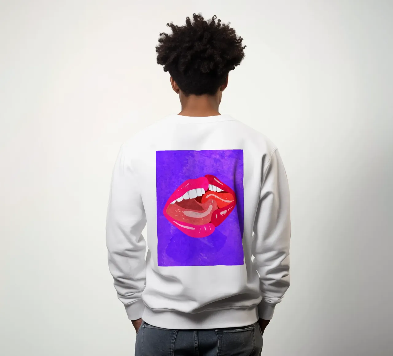 I kissed a gril and I like it felpa da Illustration Raissa Oltmanns