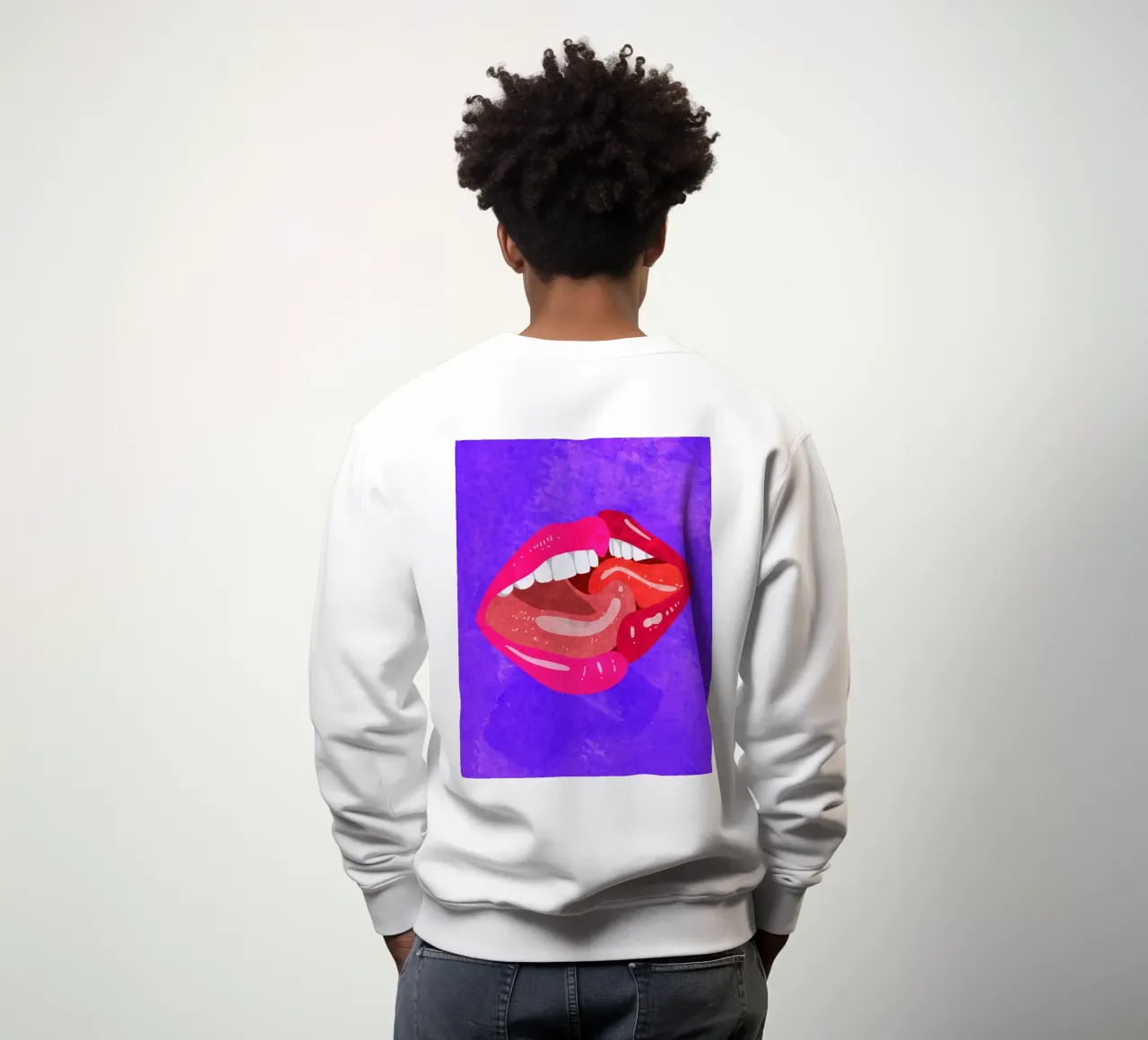 I kissed a gril and I like it felpa da Illustration Raissa Oltmanns