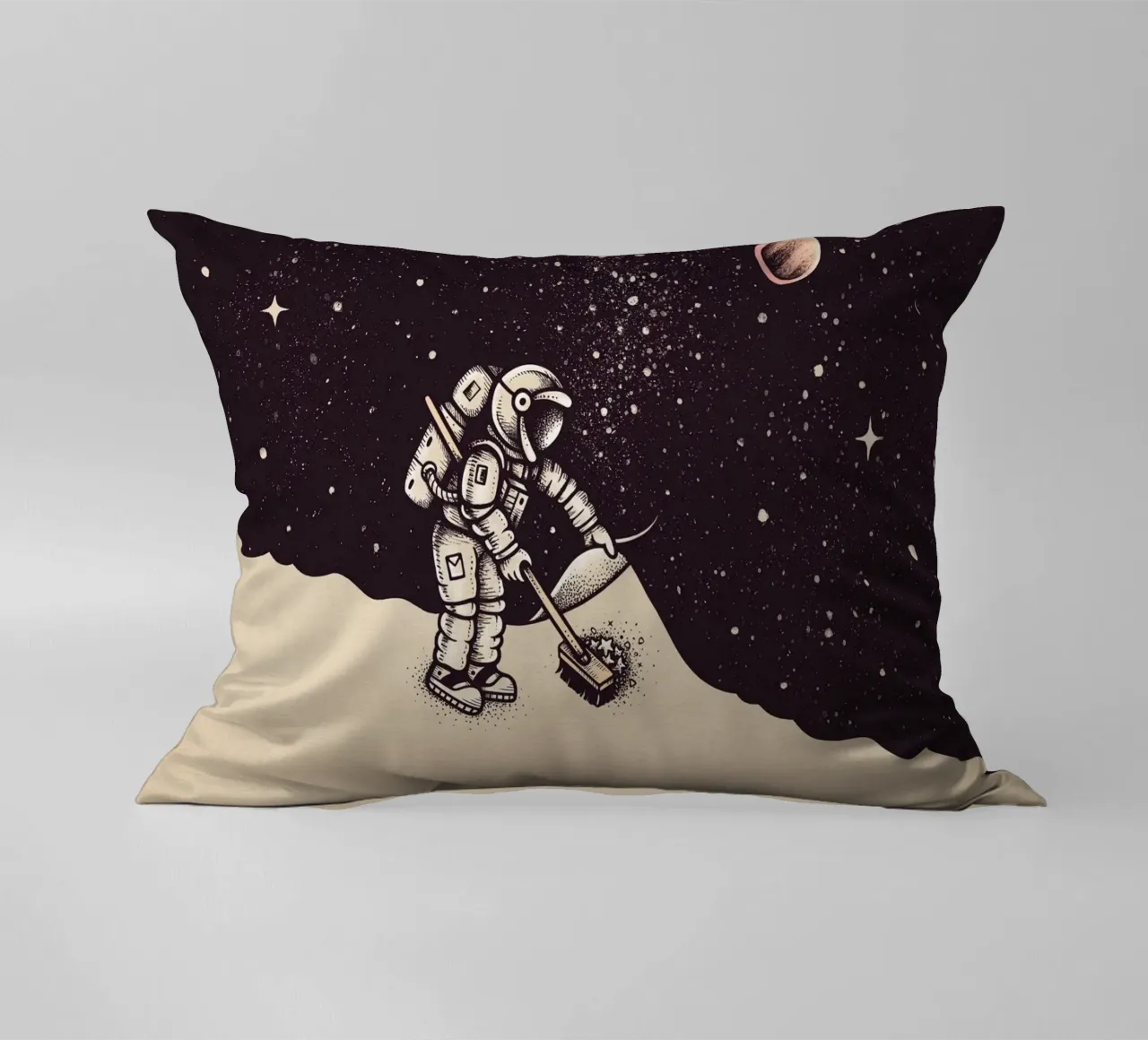 Enkel Dika - Space Dust cuscino da The Artcircle