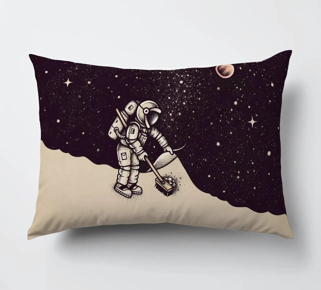 Enkel Dika - Space Dust cuscino da The Artcircle