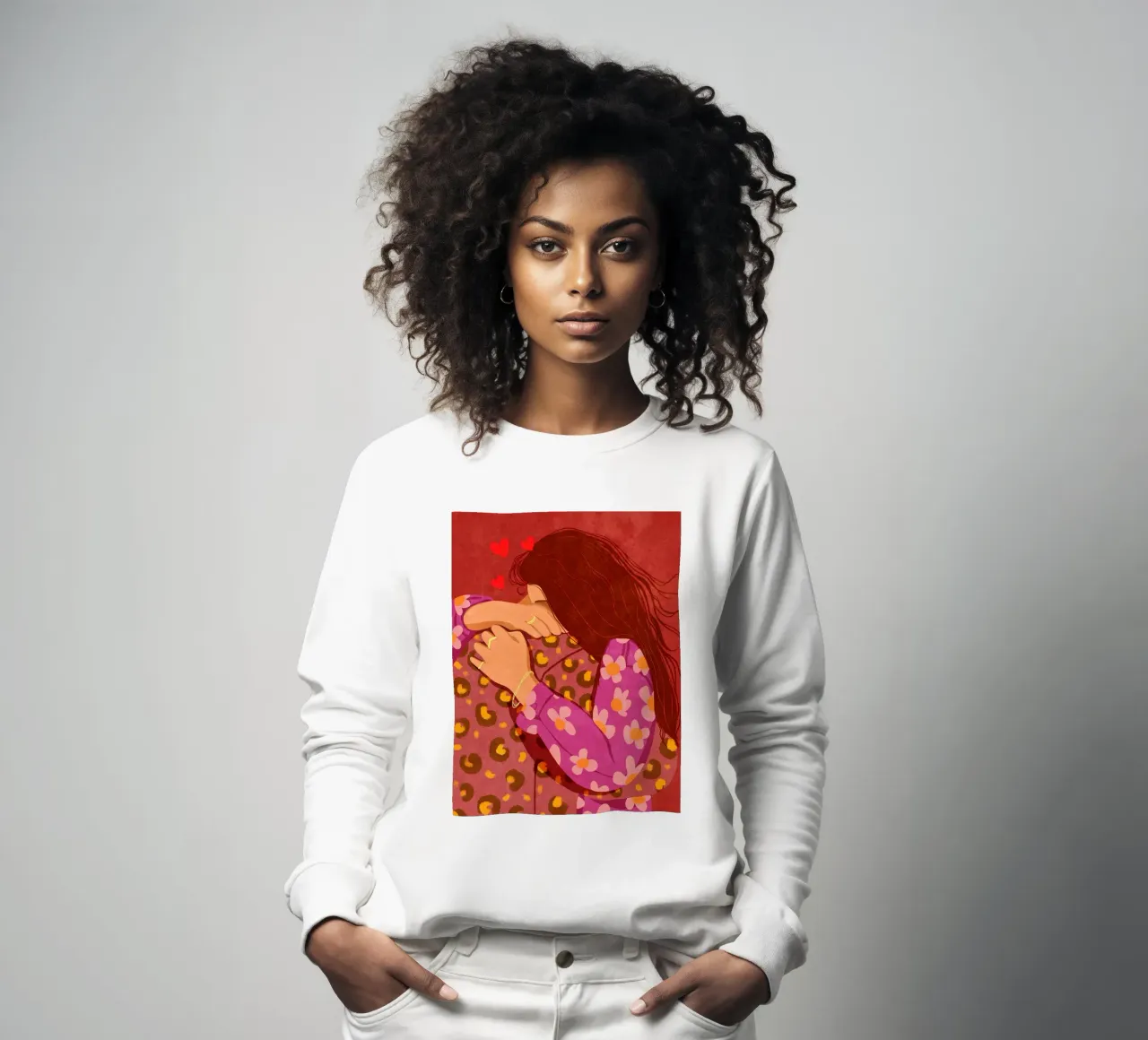 Stringimi forte felpa da Illustration Raissa Oltmanns