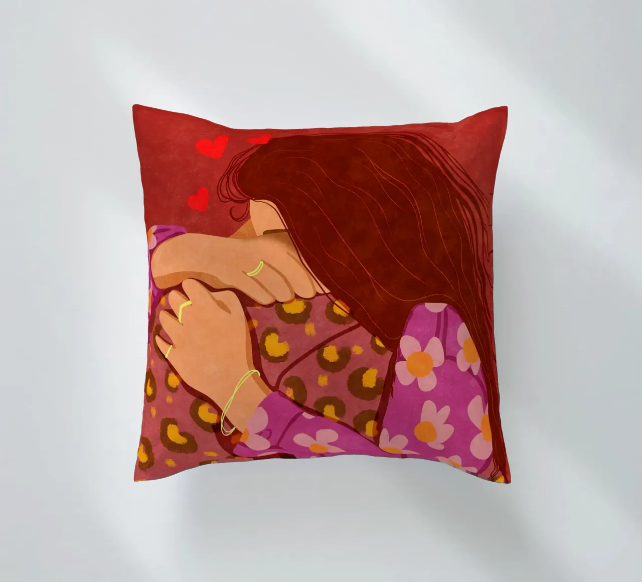 Stringimi forte cuscino da Illustration Raissa Oltmanns