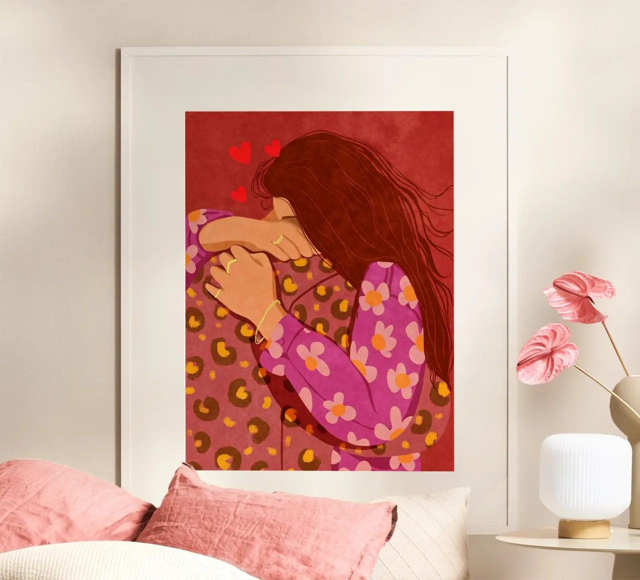 Stringimi forte poster da Illustration Raissa Oltmanns