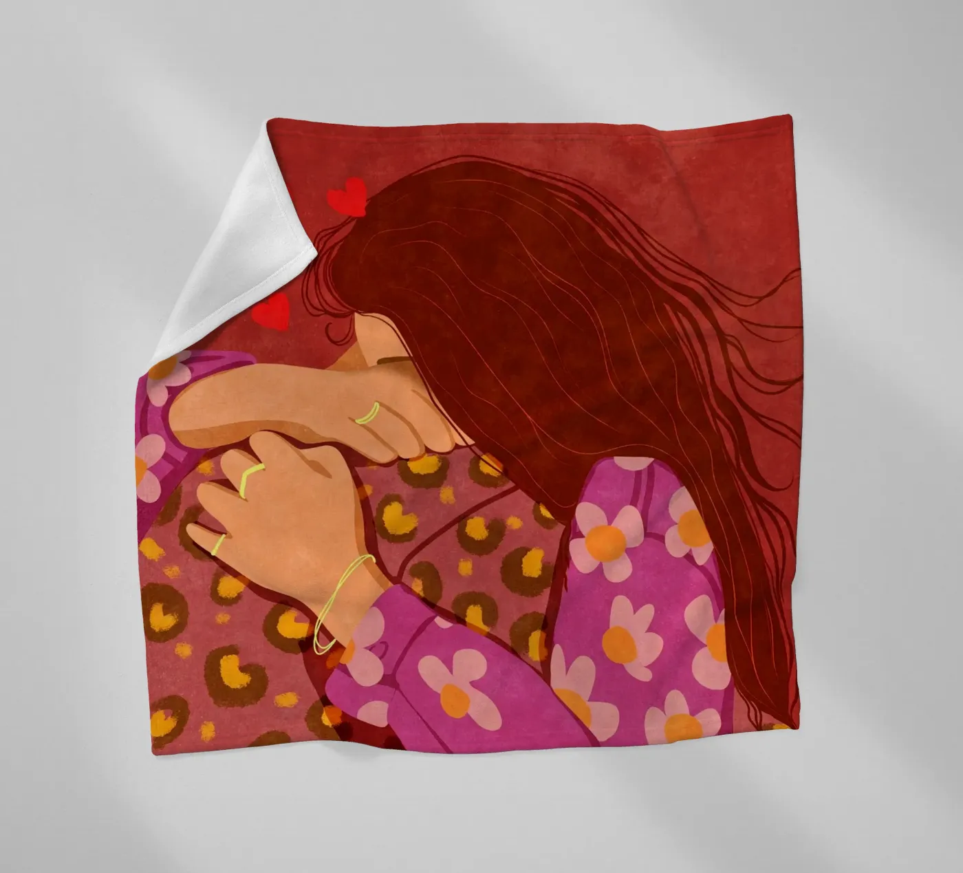 Hold me tight coperta in pile da Illustration Raissa Oltmanns