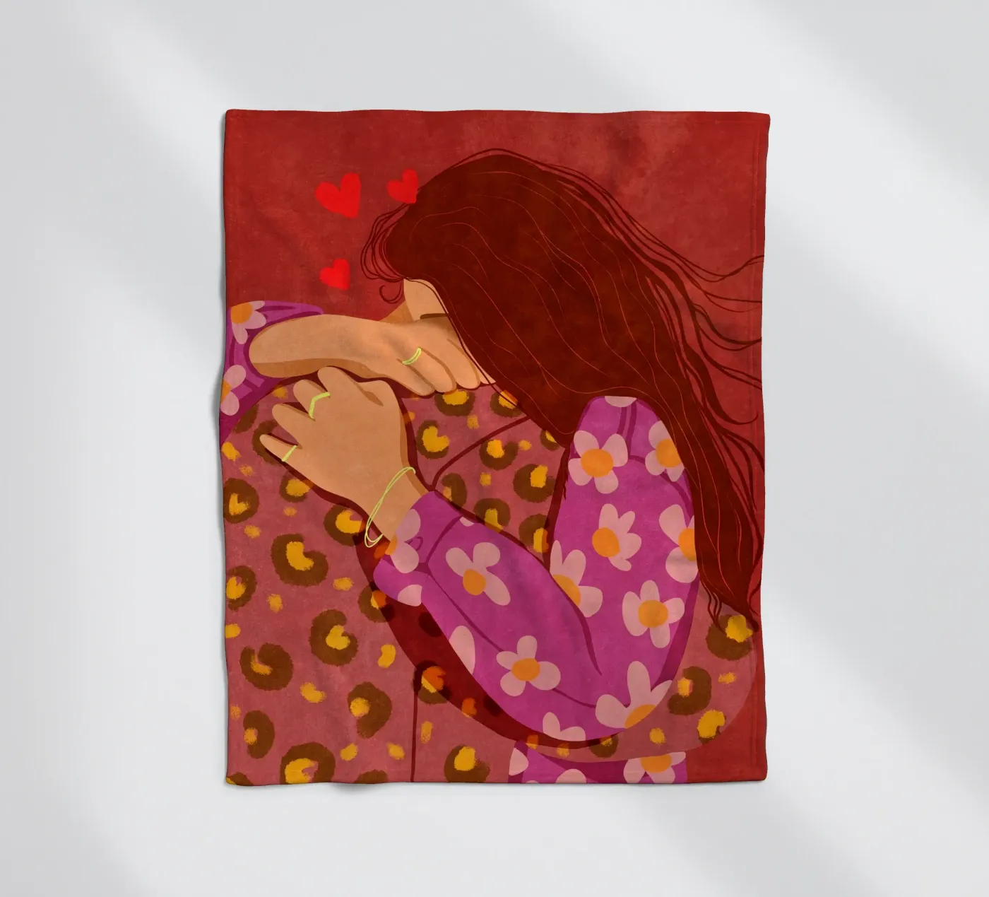 Hold me tight coperta in pile da Illustration Raissa Oltmanns