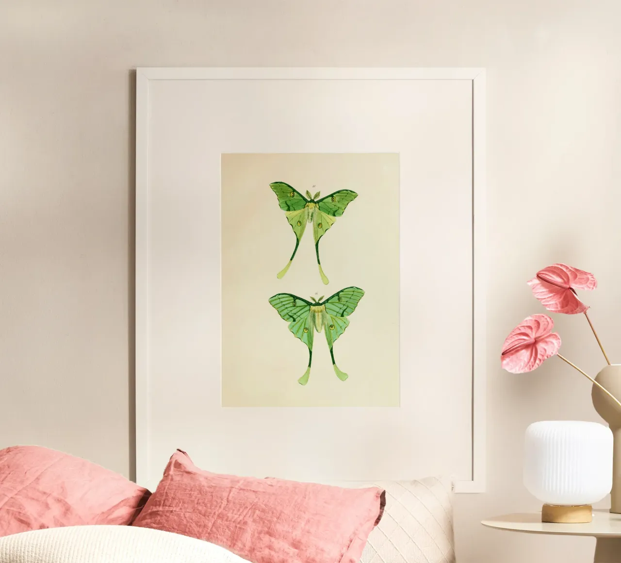 Green wings poster da vintagebotanics
