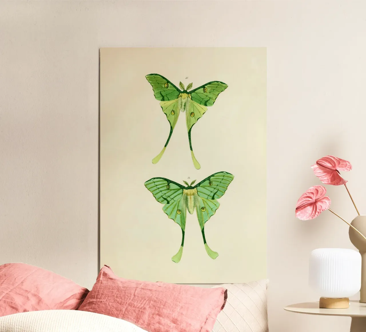 Green wings poster da vintagebotanics