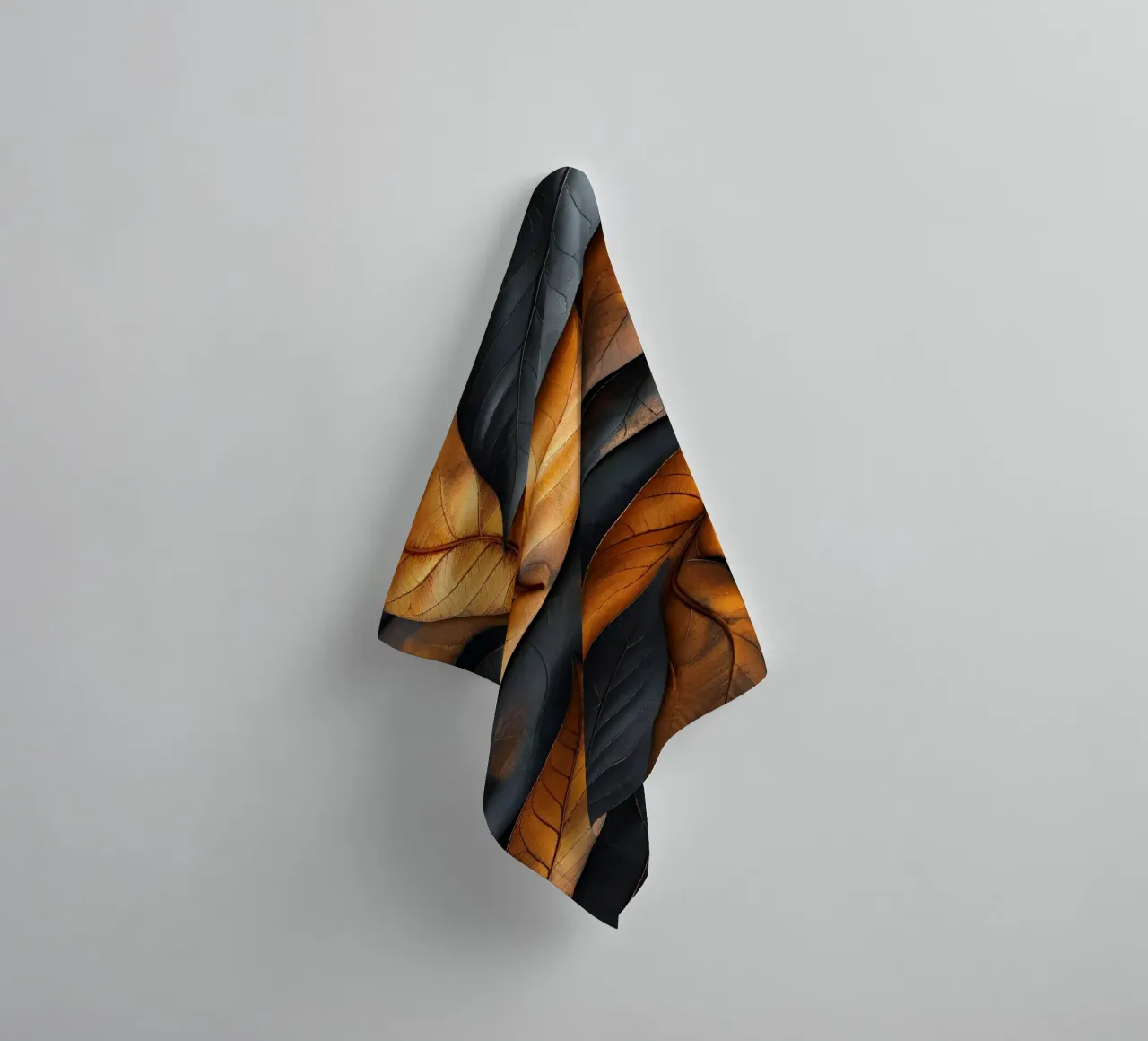 Foglie d'oro asciugamano da bagno da Artistic-shop