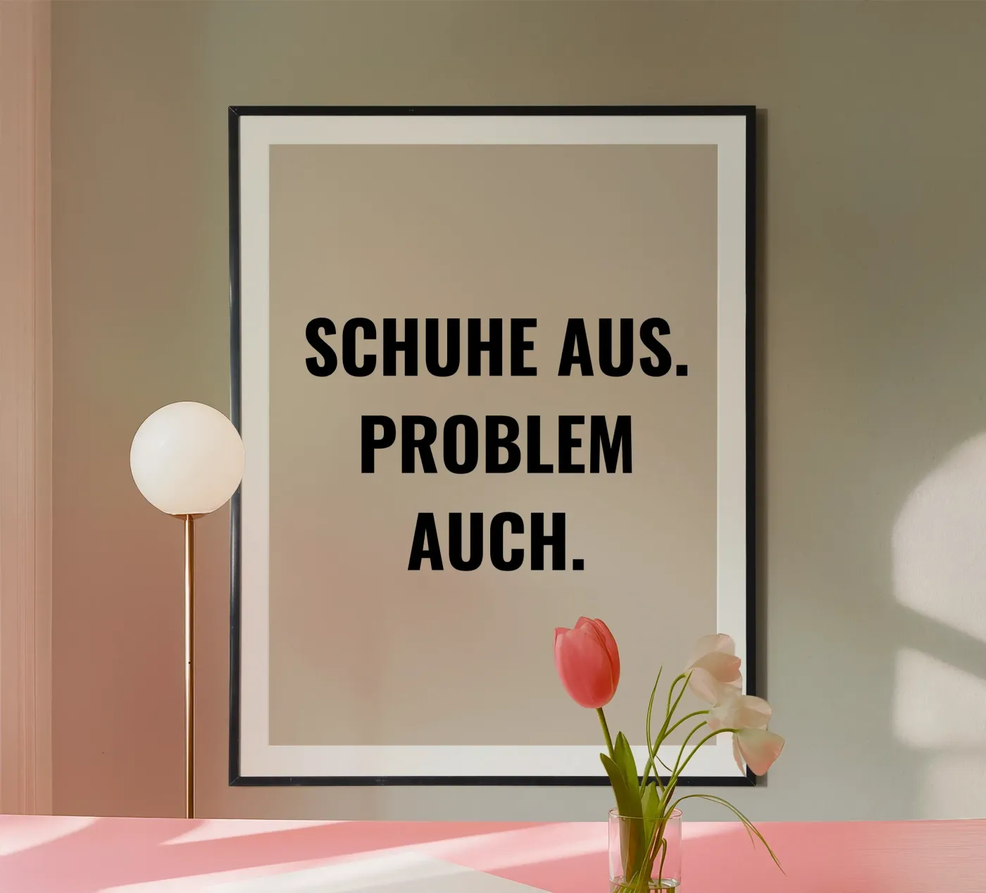 SHOES FROM PROBLEM ALSO poster by Simple