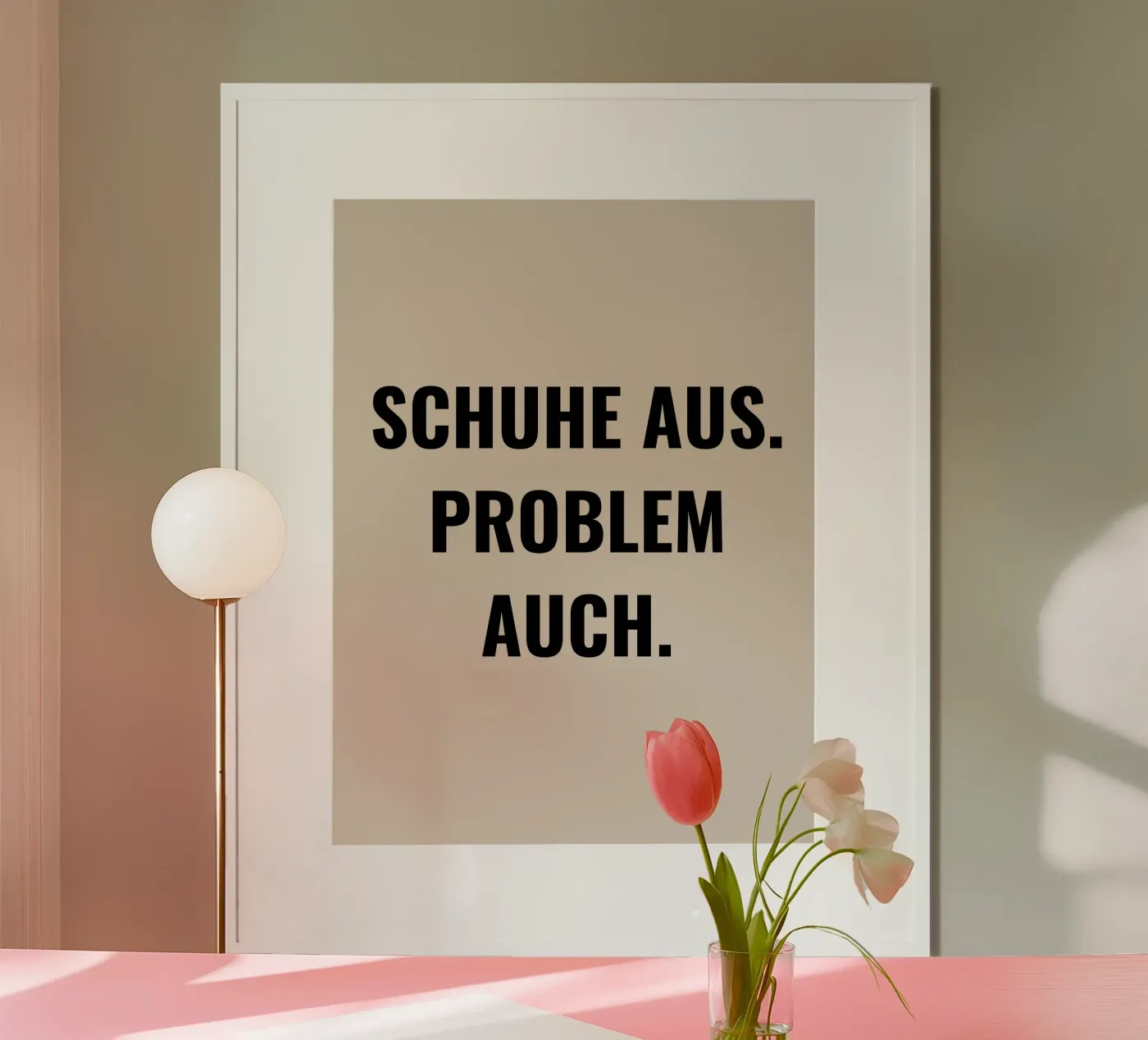 SHOES FROM PROBLEM ALSO poster by Simple