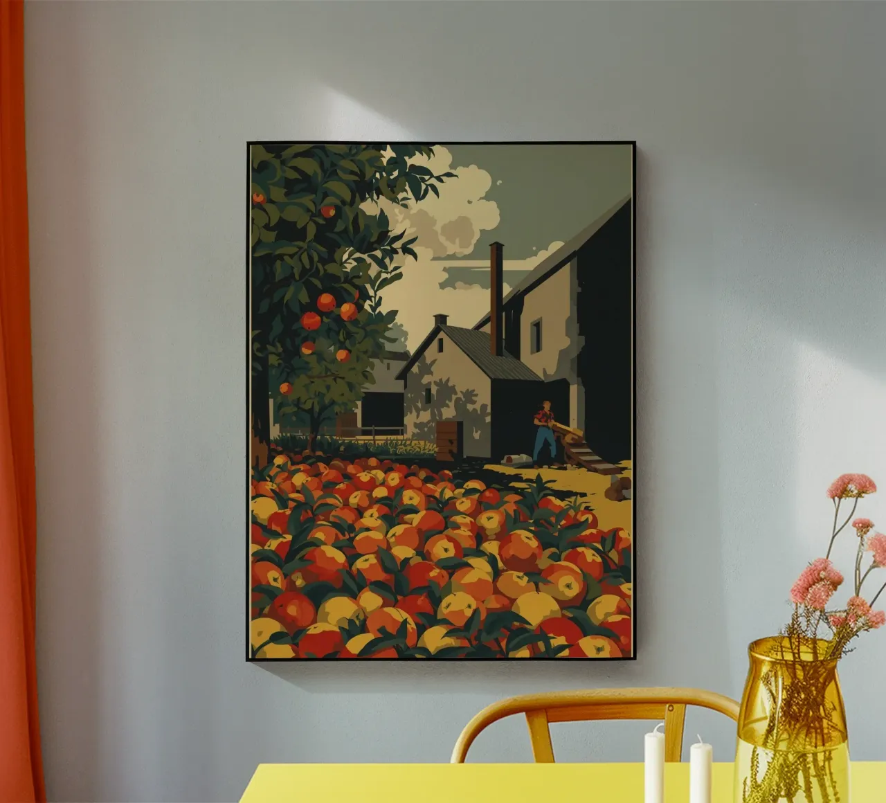 Apfelernte plexiglass da Zwischenschicht