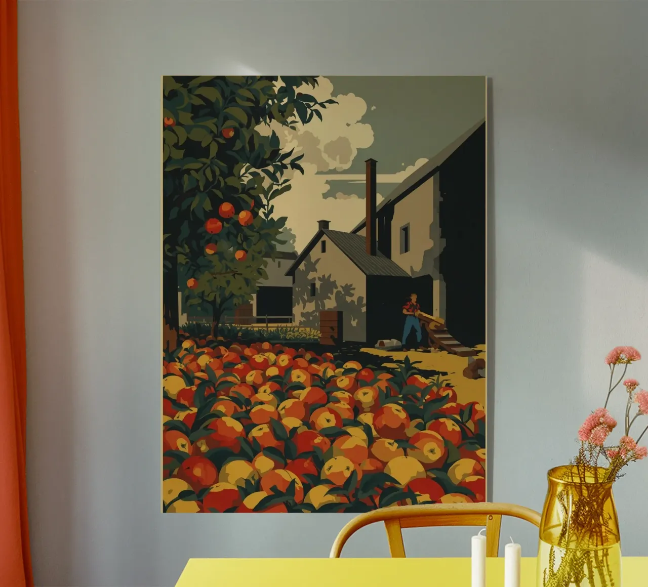 Apfelernte plexiglass da Zwischenschicht