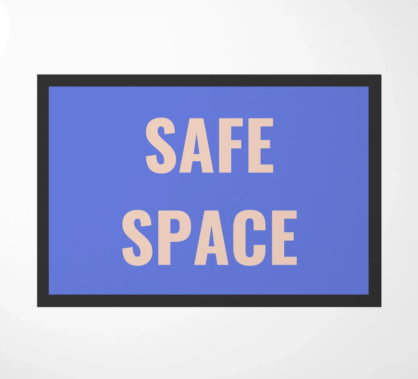 SAFE SPACE doormat by Simple
