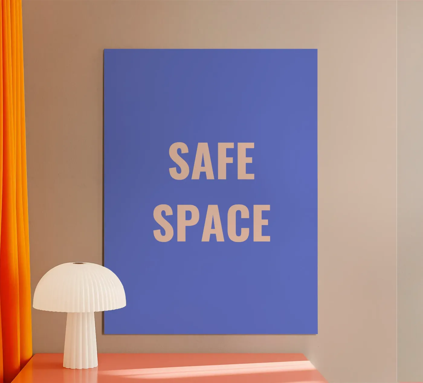 SAFE SPACE poster by Simple