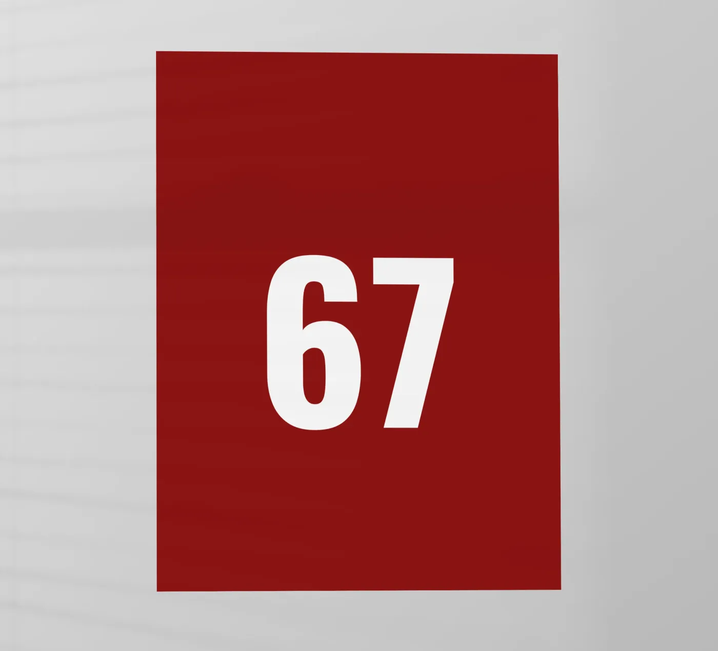 SIX SEVEN pellicola backlit da Simple