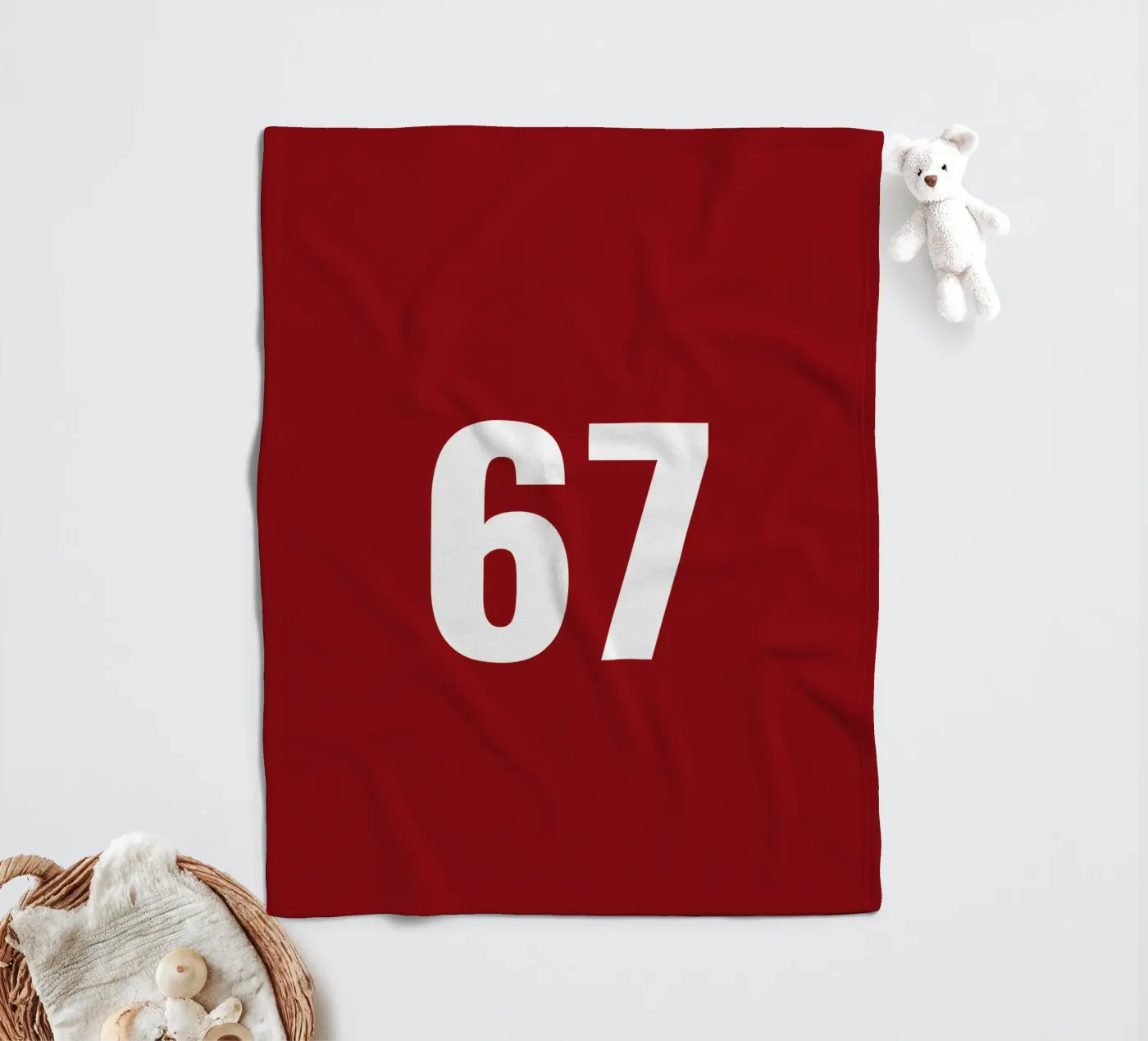 SIX SEVEN coperta in pile da Simple