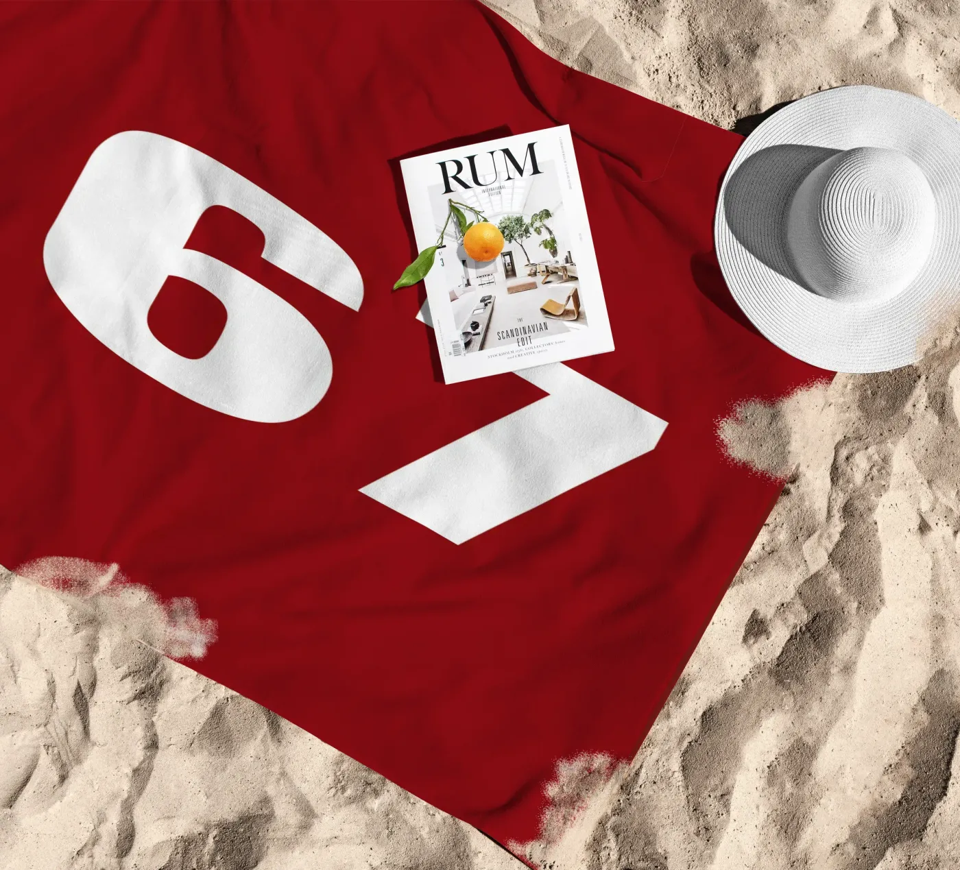 SECHS SIEBEN Strandtuch von Simple