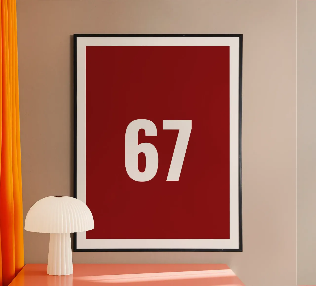 SECHS SIEBEN Poster von Simple