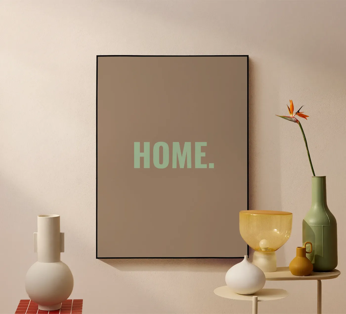 HOME acrylic glass by Simple