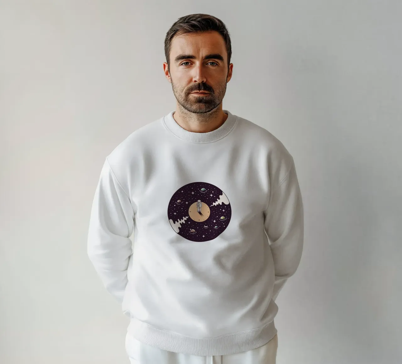 Enkel Dika - Spacetime Tune felpa da The Artcircle