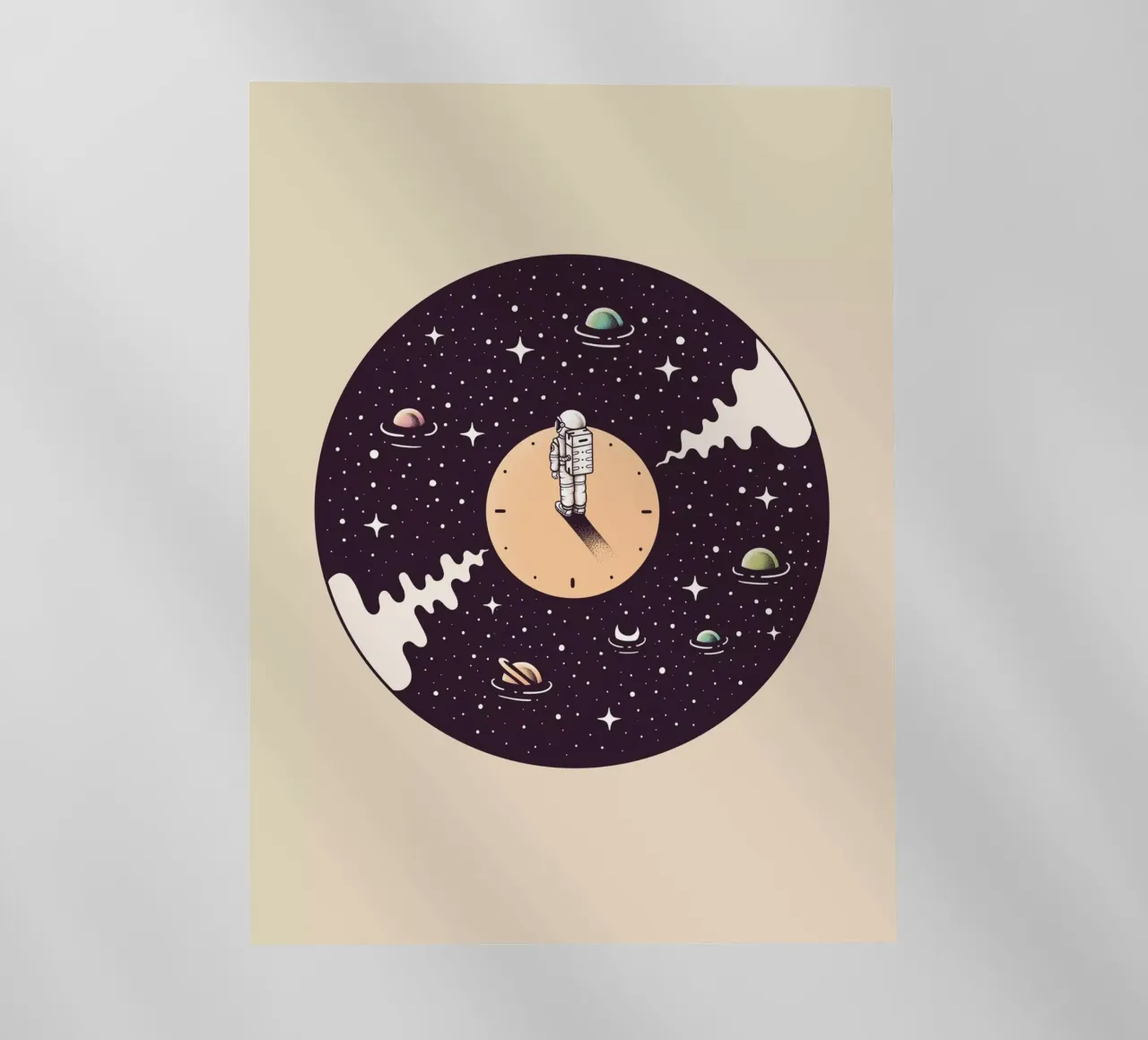 Enkel Dika - Spacetime Tune pellicola backlit da The Artcircle