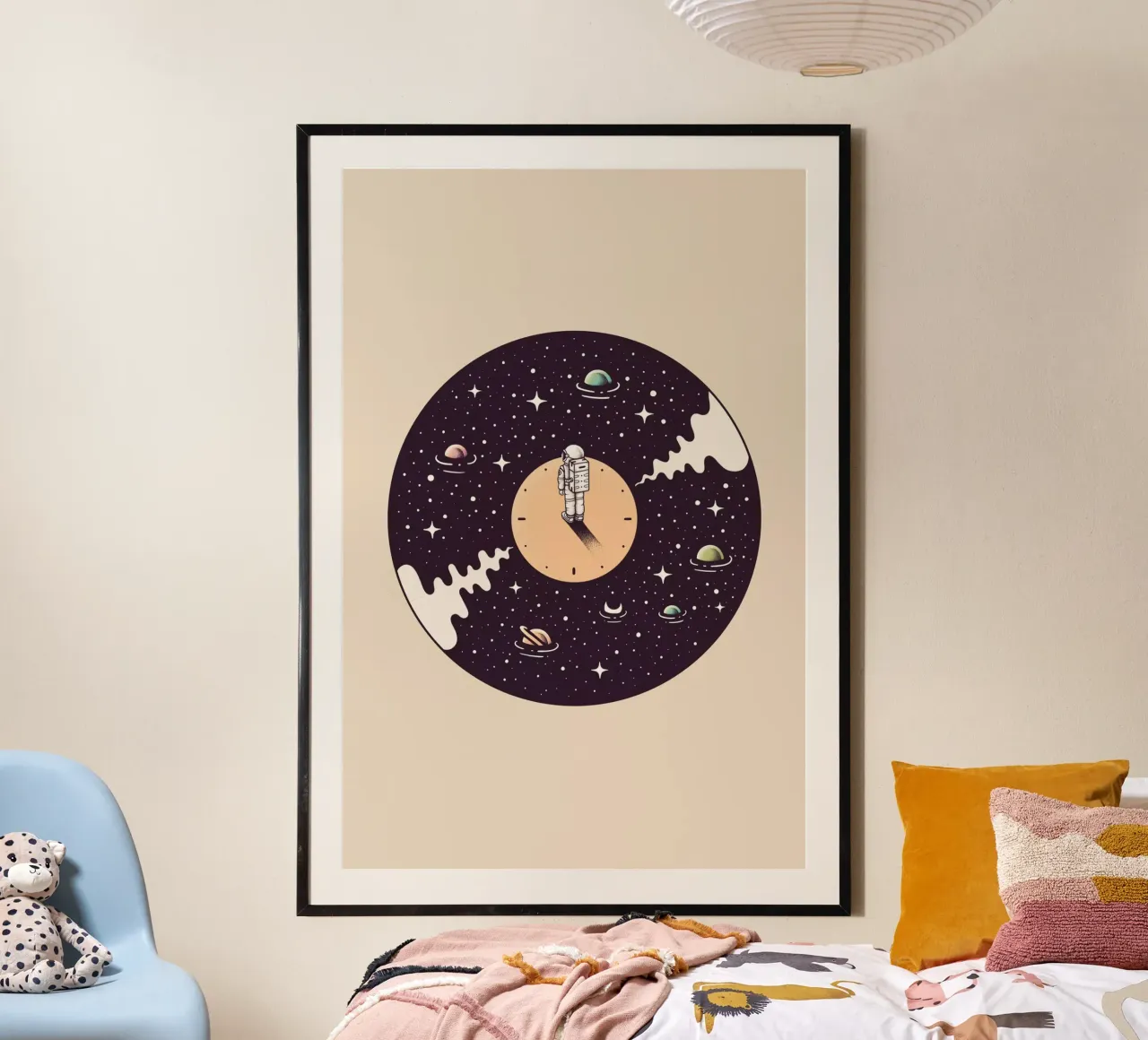Enkel Dika - Spacetime Tune poster da The Artcircle