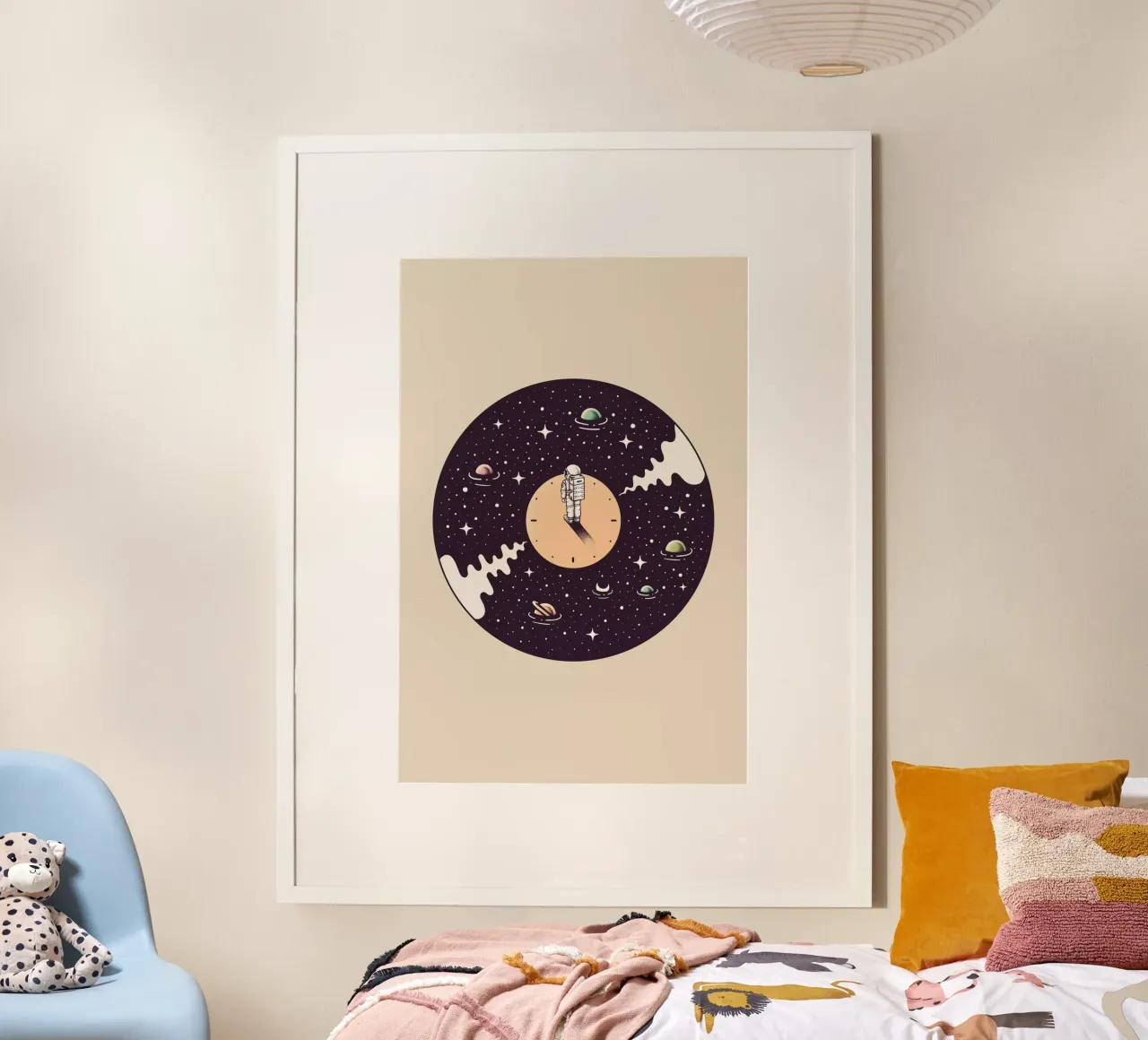 Enkel Dika - Spacetime Tune poster da The Artcircle