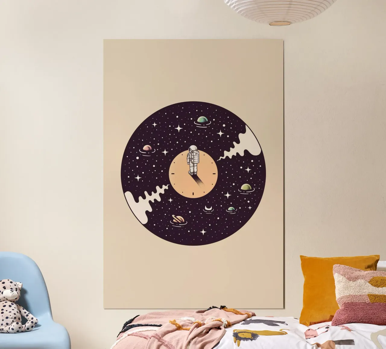 Enkel Dika - Spacetime Tune poster da The Artcircle