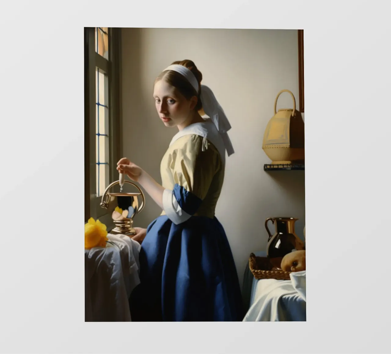 un giovane servitore telo in pvc da The Dinda