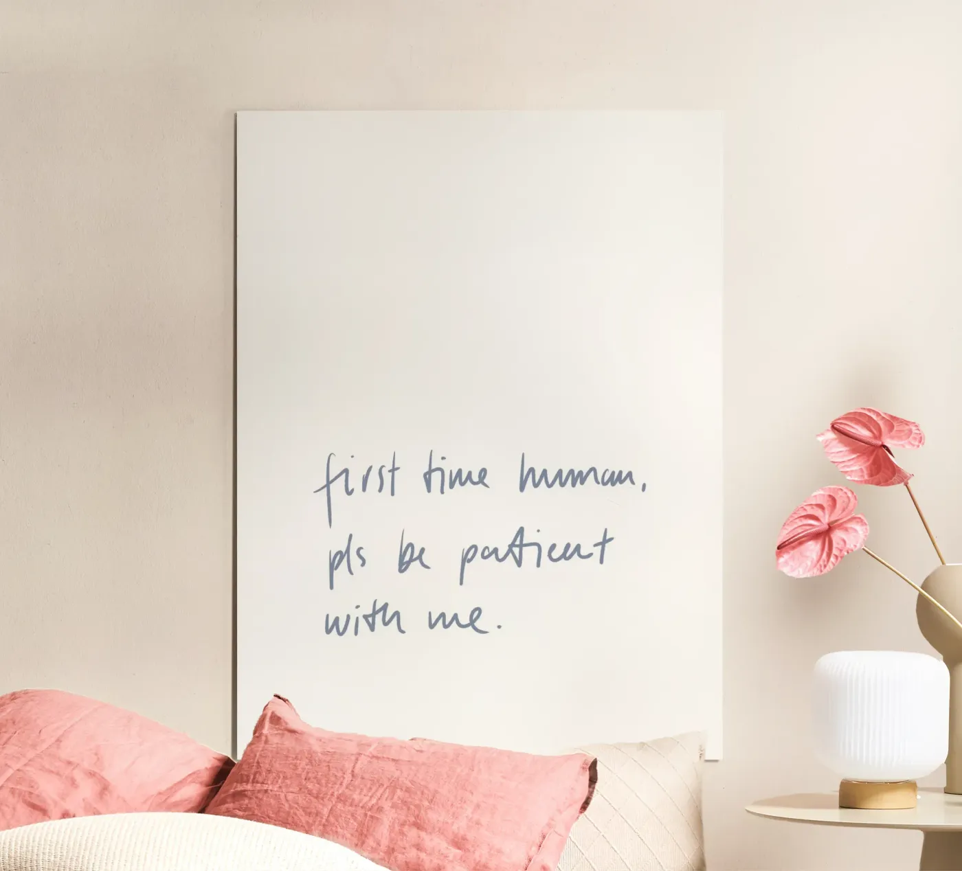 First Time Human Poster von KRUTH DESIGN