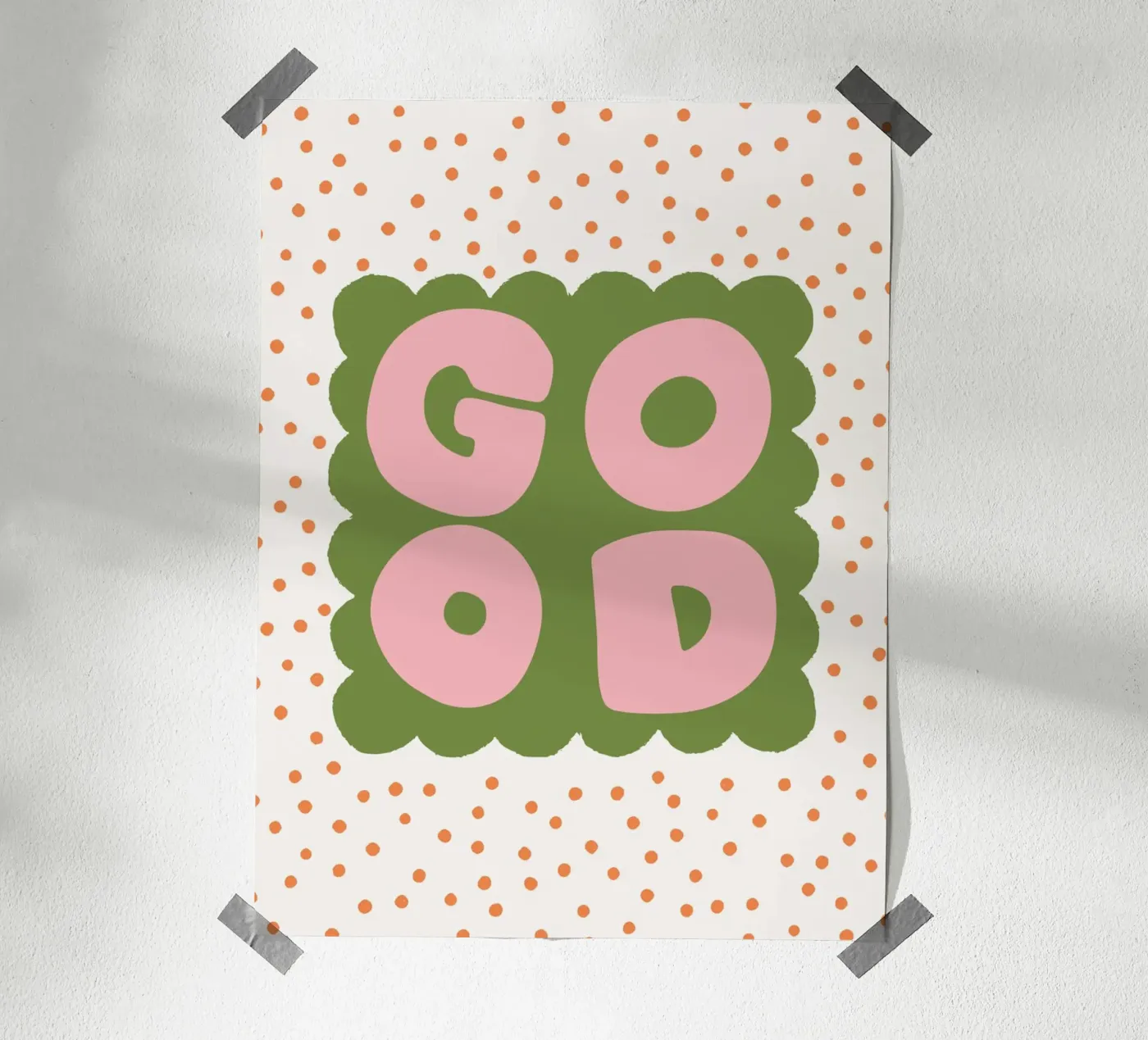 Bold Good poster by KRUTH DESIGN