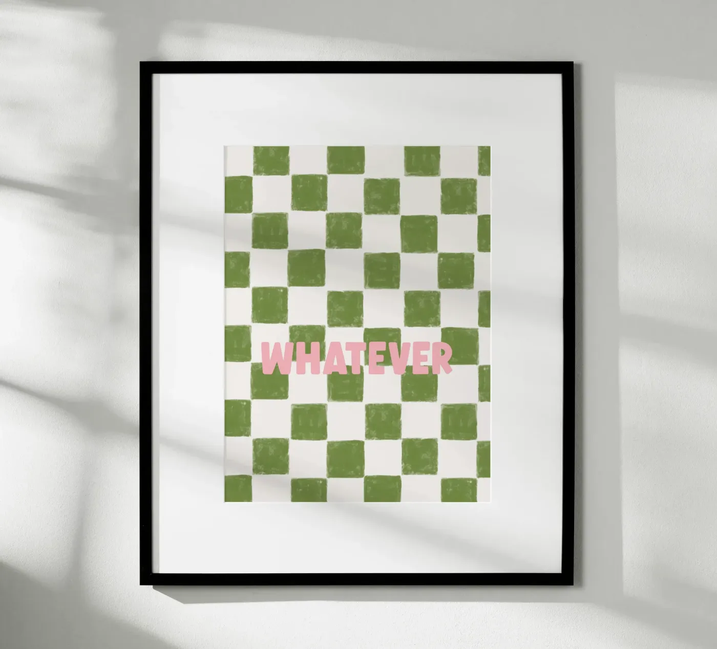Whatever green poster da KRUTH DESIGN