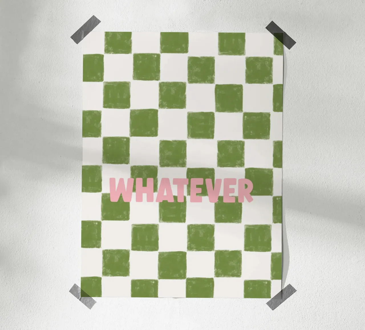 Whatever green poster da KRUTH DESIGN