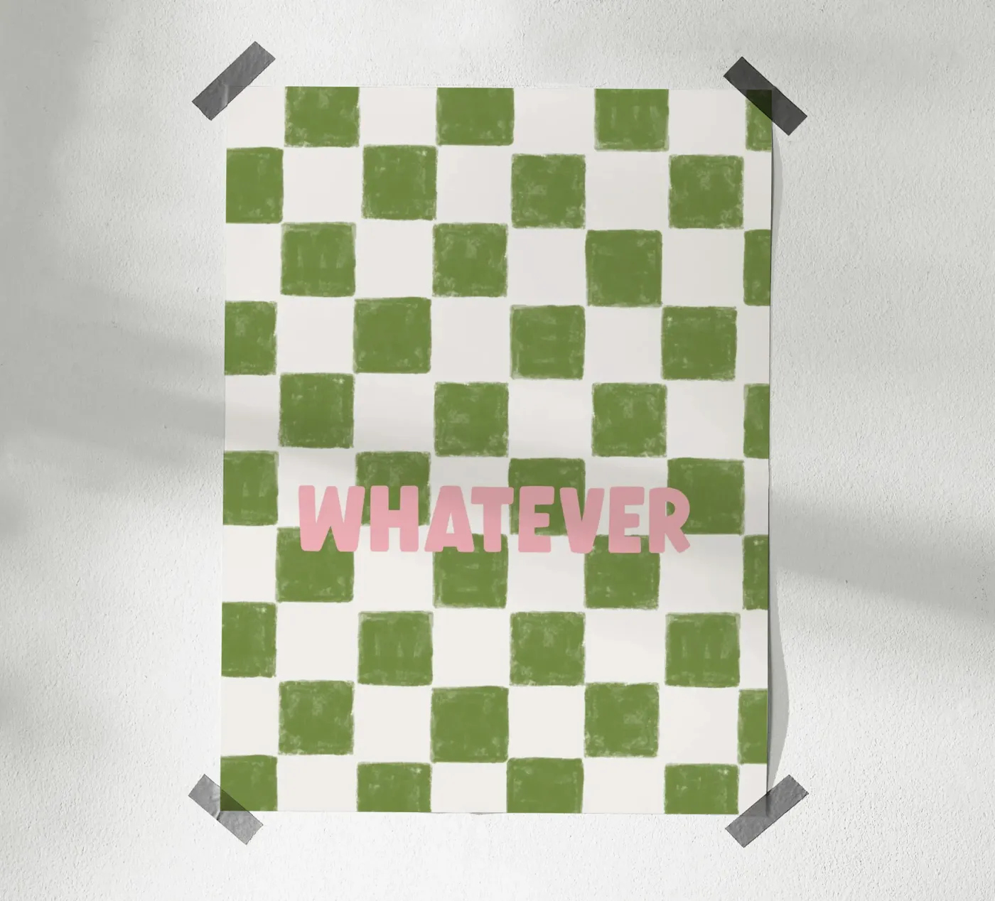Whatever green poster da KRUTH DESIGN