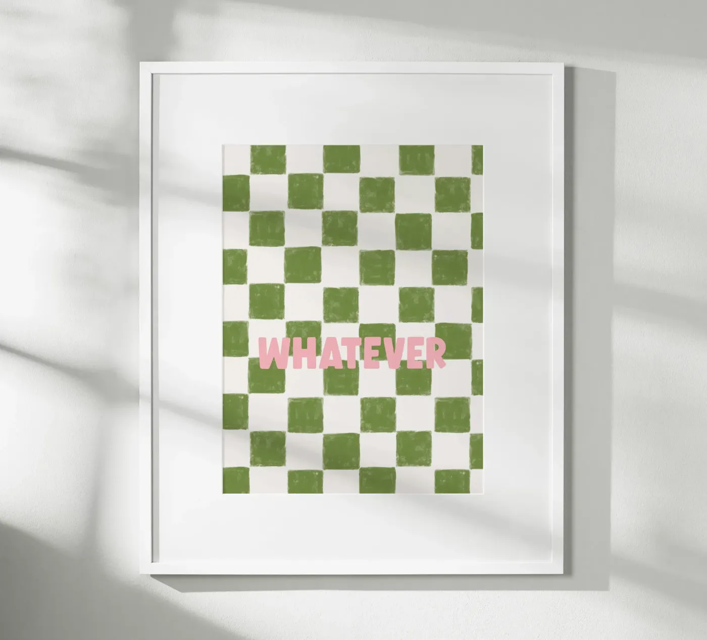 Whatever green poster da KRUTH DESIGN