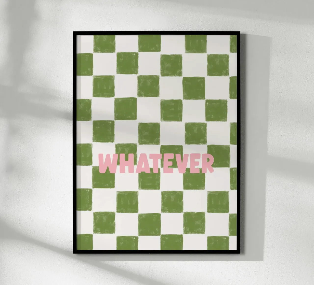 Whatever green poster da KRUTH DESIGN