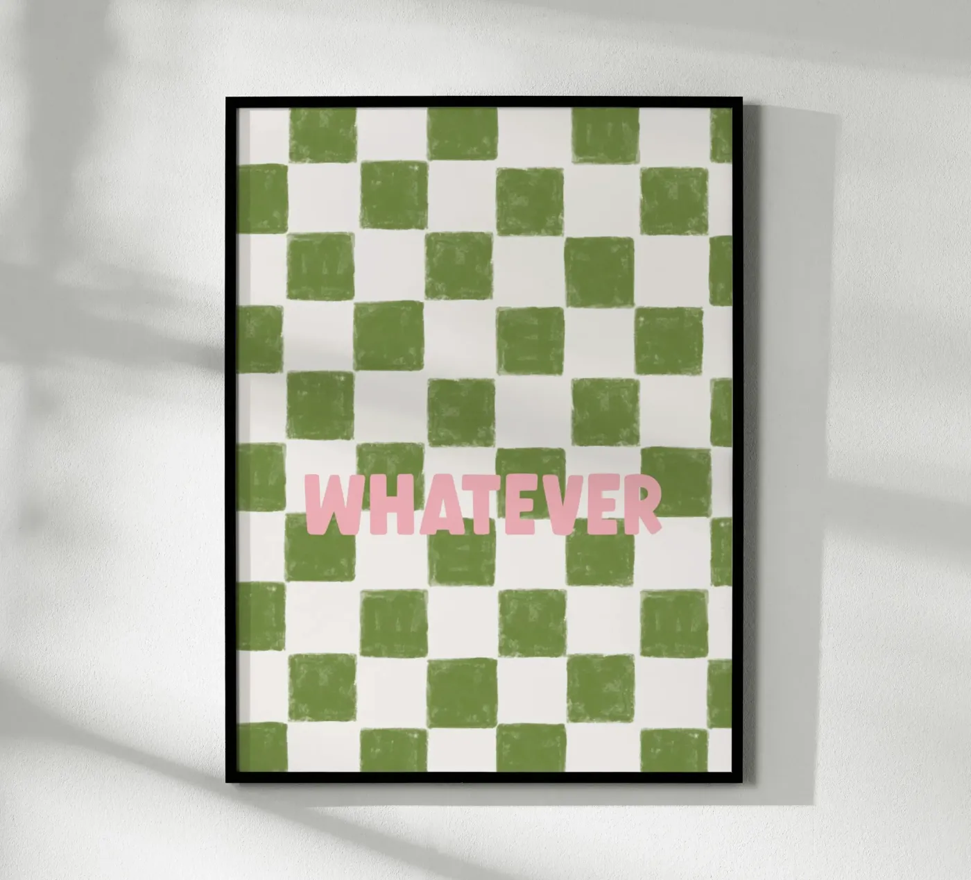 Whatever green poster da KRUTH DESIGN